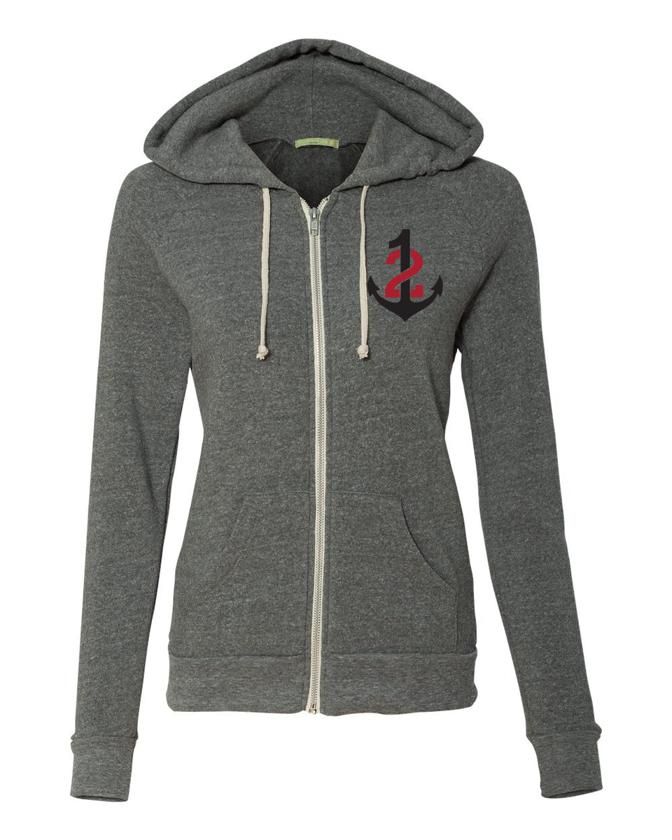 Women's Full Zip Hooded Sweatshirt – Anchor21 Branding