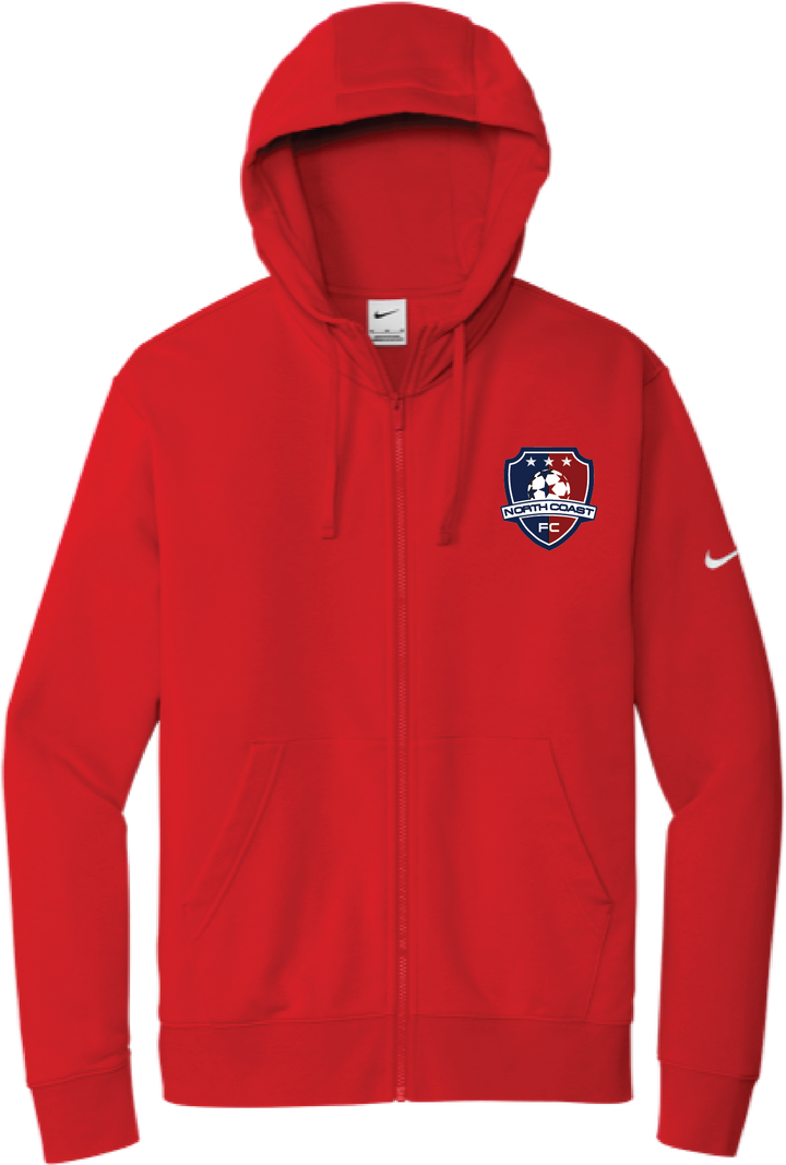 NCFC COACH  - Nike Club Fleece Sleeve Swoosh Full-Zip Hoodie